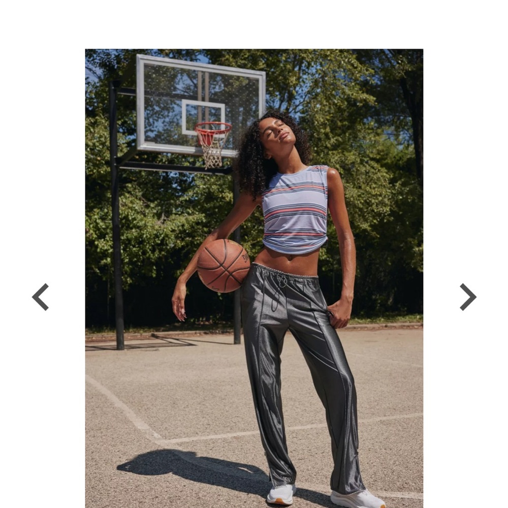 FP Movement by Free People Striped Crop Top